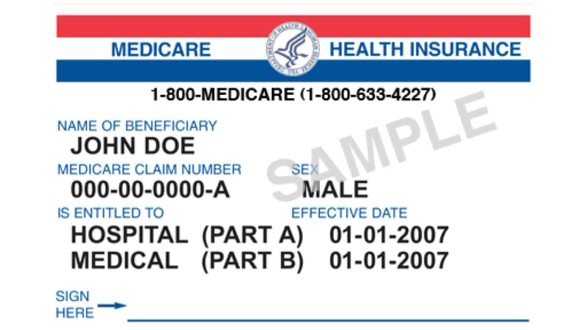 New medicare numbers